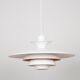 Danish vintage pendant lamp Sofie by Kurt Wiborg, Jeka, 1980s