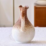 Large speckled ceramic handcrafted pitcher