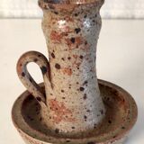 Pyrity sandstone candle holder - 60s/70s
