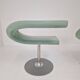 Set of 2 Bla Station Innovation C Swivel Chairs by Fredrik Mattson, Sweden