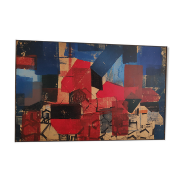 Huile sur toile années 60
