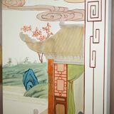 Vintage folding screen in hard stone