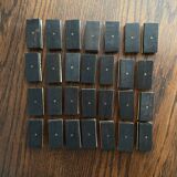 Game of dominoes and its Japanese laqué wooden box "1900"