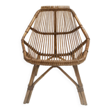 Bamboo Lounge Chair Attr. to Bonacina