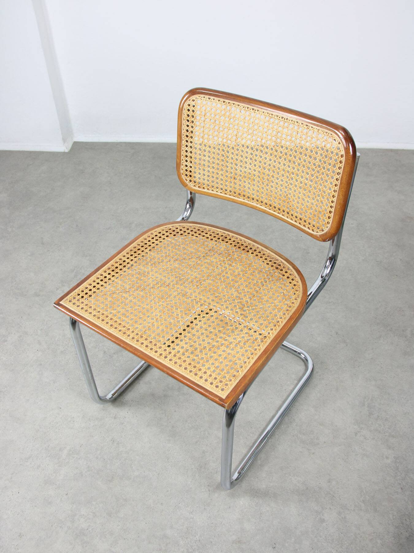 Chaise vintage marron B32 Cesca par Marcel Breuer, set de 2