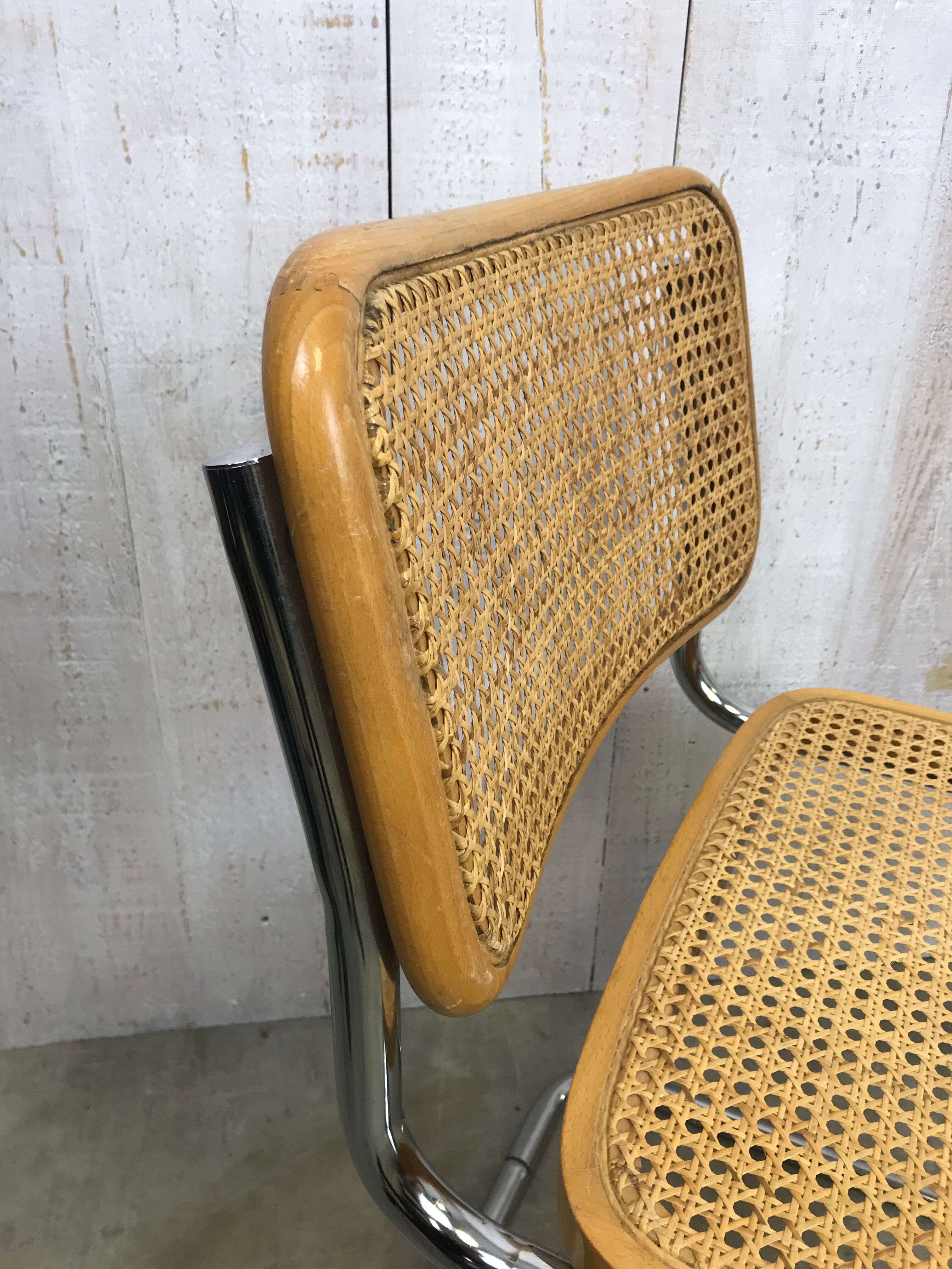 B32 Breuer cannée chair