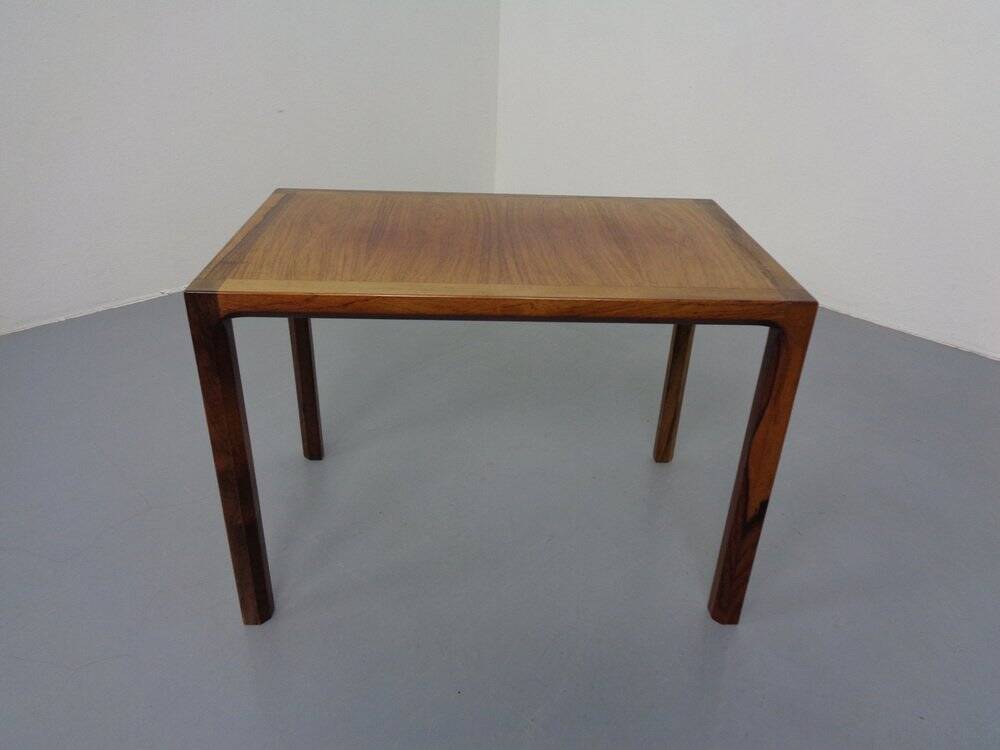 Danish Side Table in Rosewood, 1960s