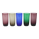 Set of 5 vintage coloured glasses - glassware from Boussu
