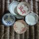10 antique flat plates in ironstone