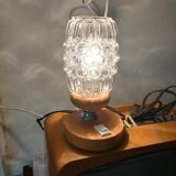 Bedside lamp 1960 1970 orange