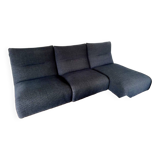 Roche Bobois calm weather sofa black mottled
