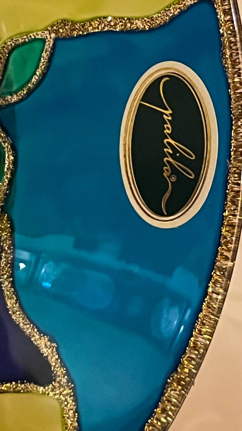 Palita multicolor glass vase