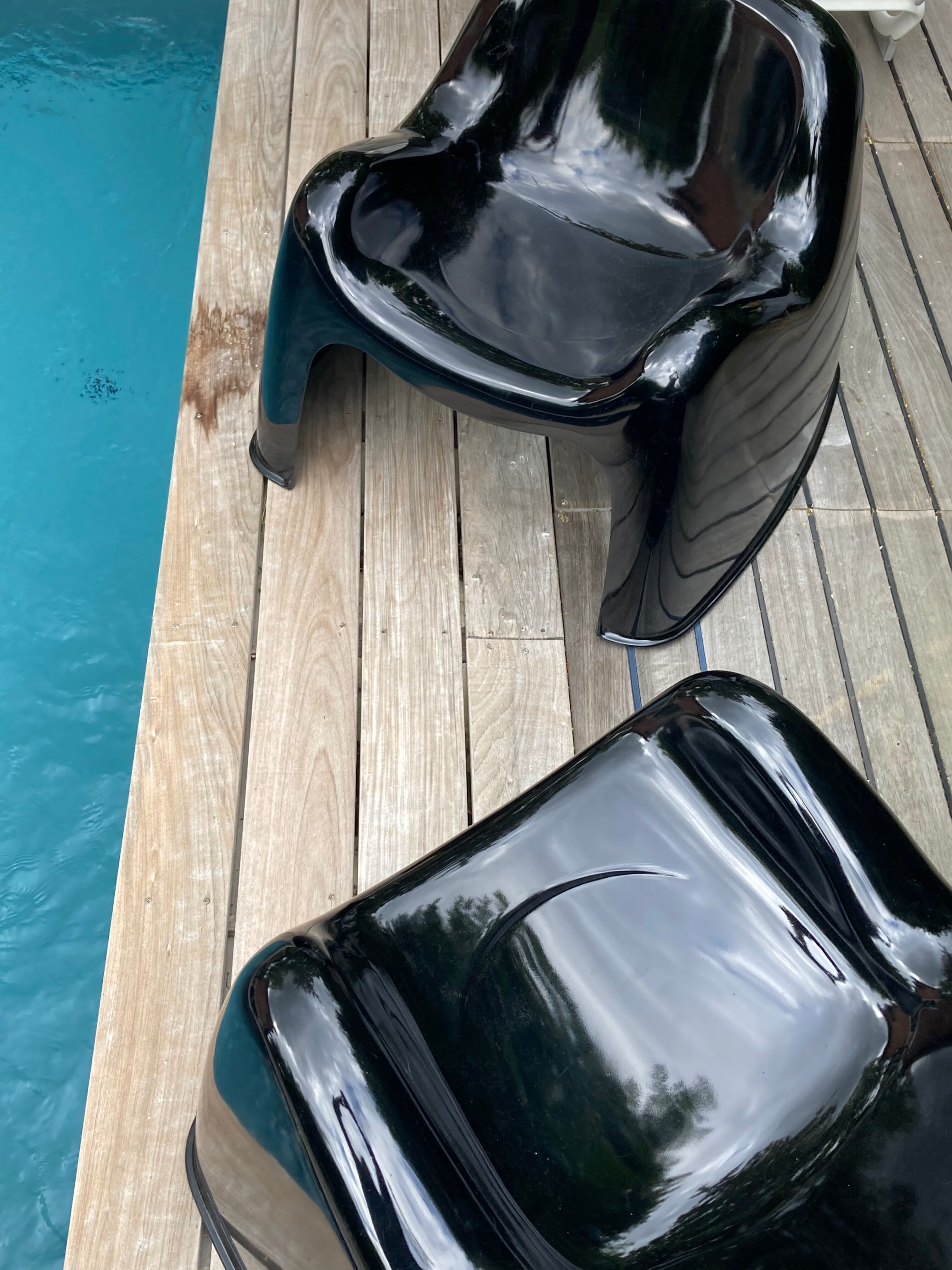 Toga armchairs by Sergio Mazza