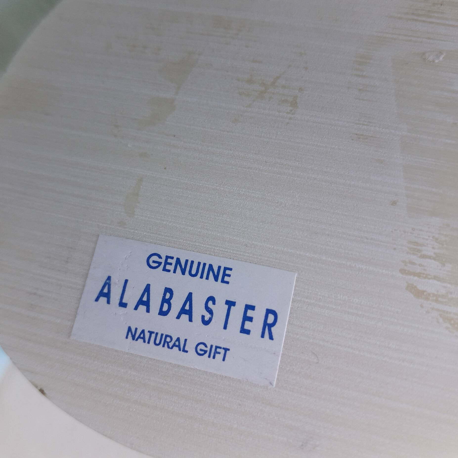 Alabaster nude statuette