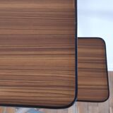 Table d'appoint de projection en formica années 70