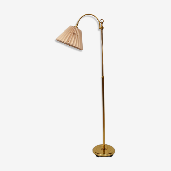 Adjustable brass floor lamp by Nafa 1950