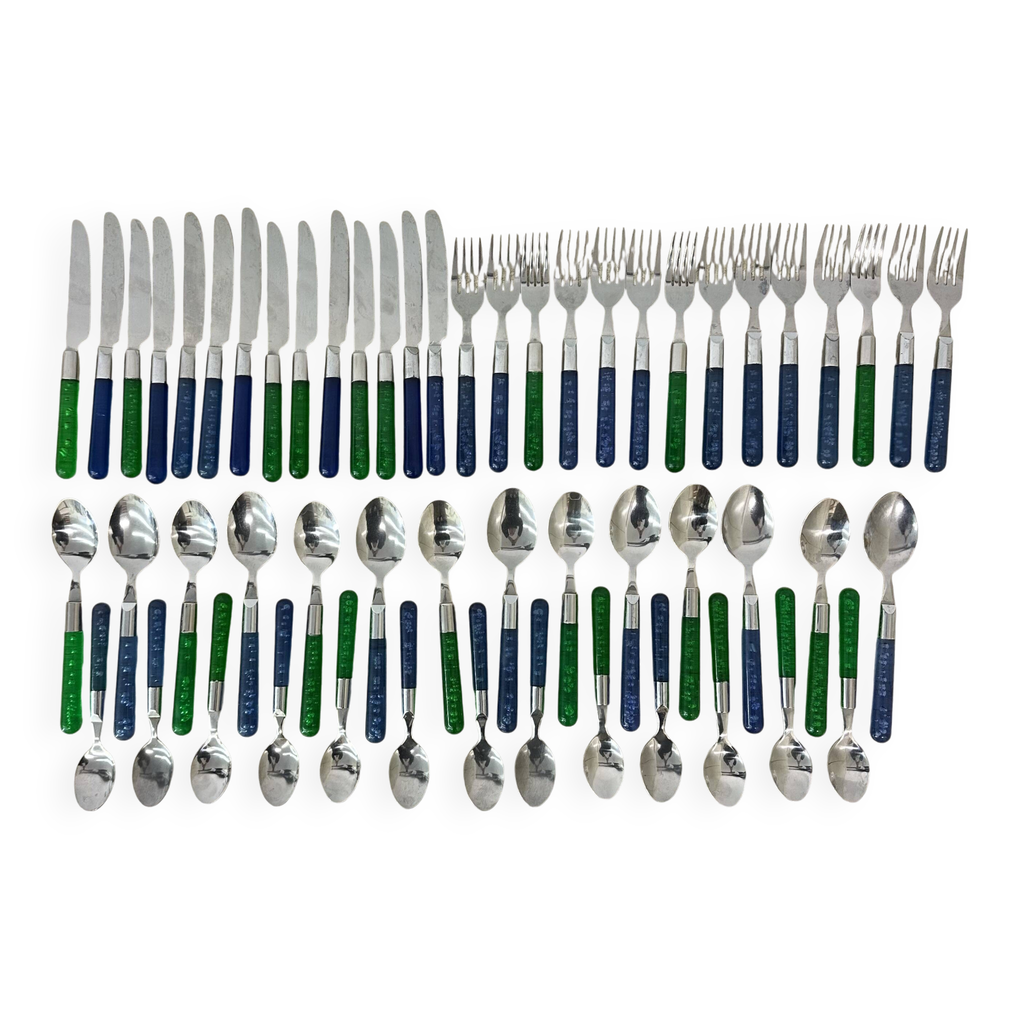 Ensemble de couverts vintage Ikea Bubblor