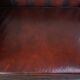 Chesterfield 2.5 seater sofa in dark red cowhide leather
