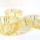 Yellow crystal ashtray