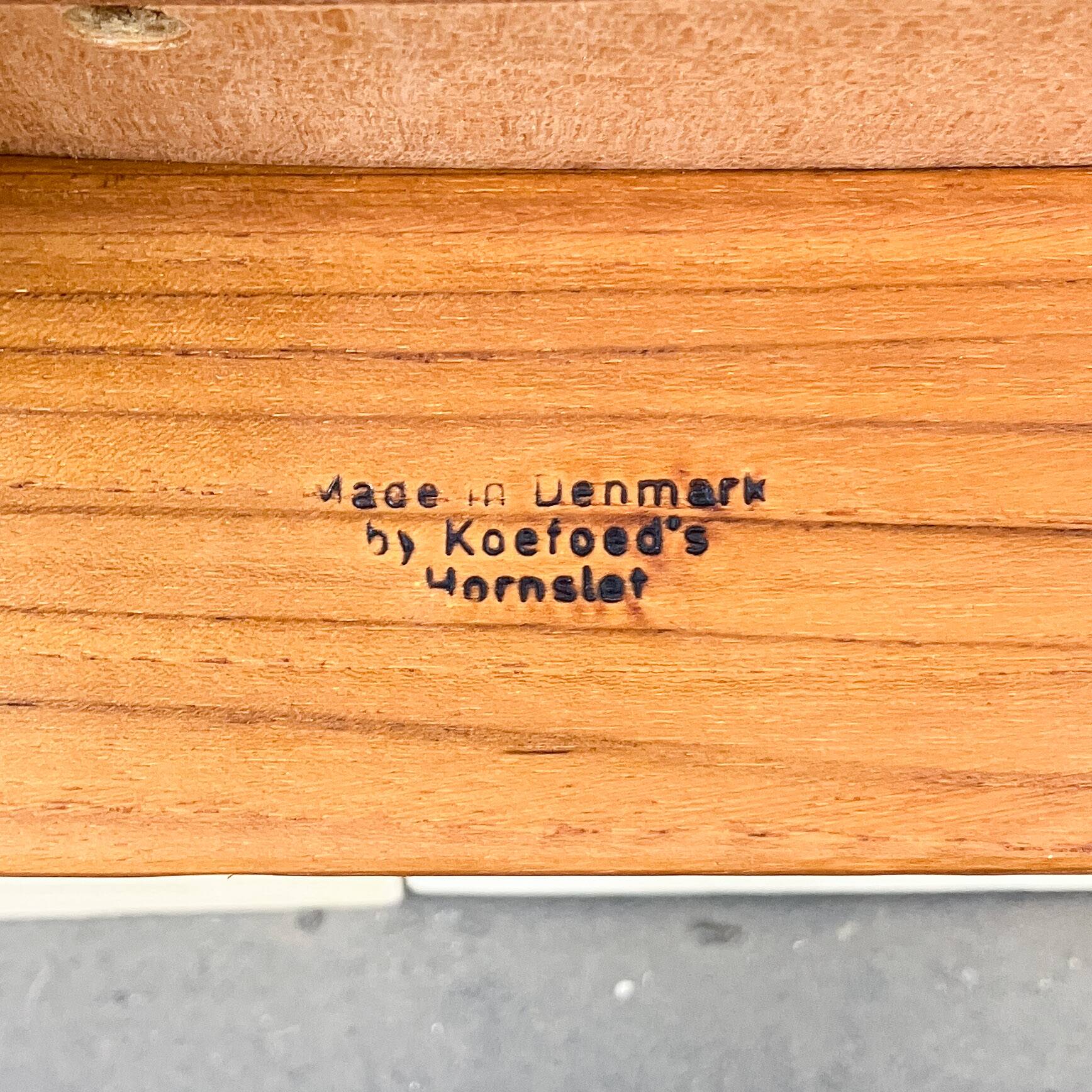 4 'Ole' dining chairs by Koefoeds Hornslet Møbelfabrik, teak, 1960s