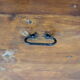 Antique wooden chest czechoslovakia