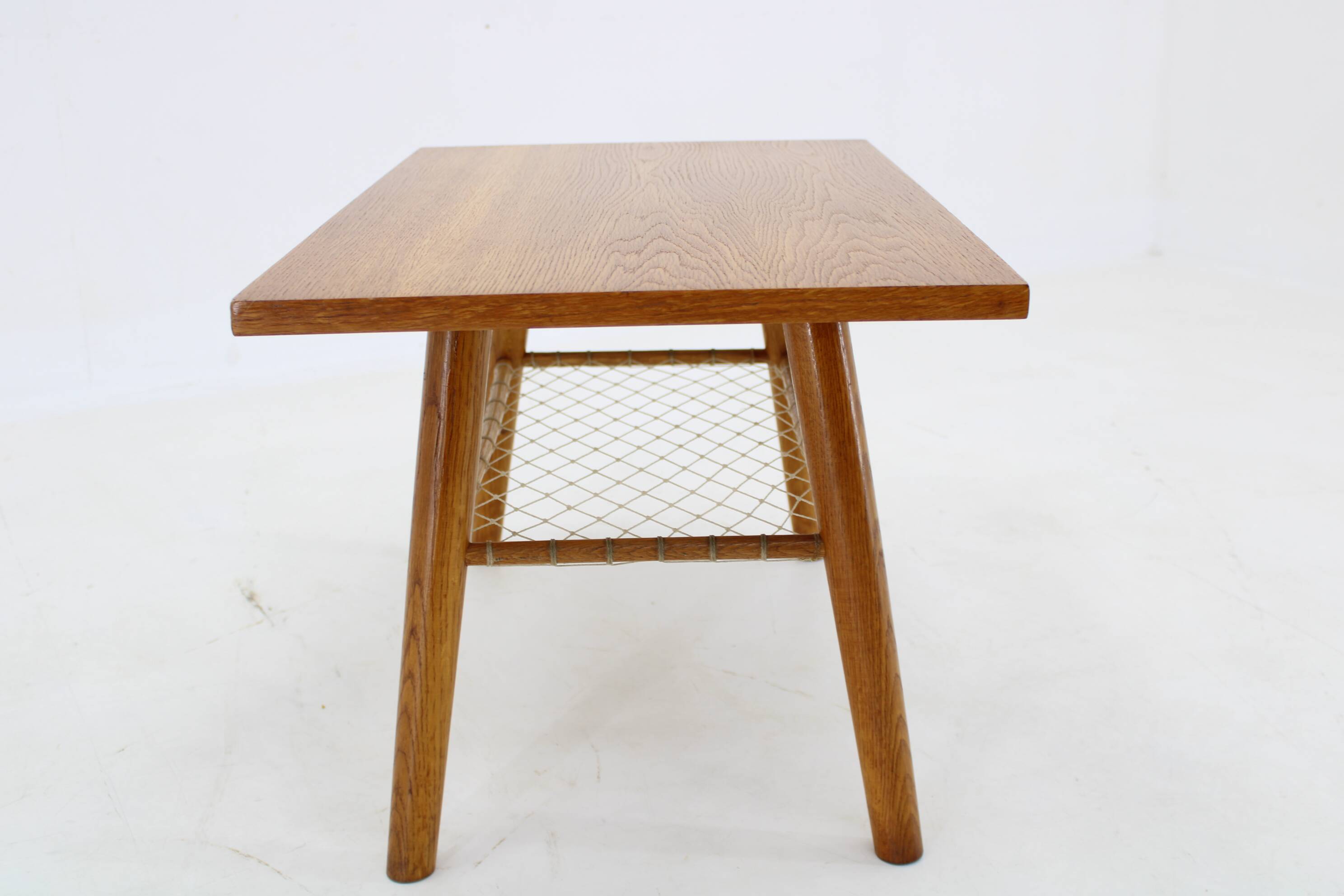 1960s Oak Side/Coffee Table, Czechoslovakia