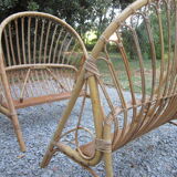 Cot basket rattan