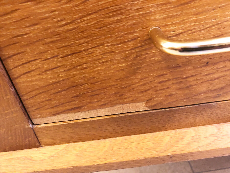 Commode vintage pieds compas 1960