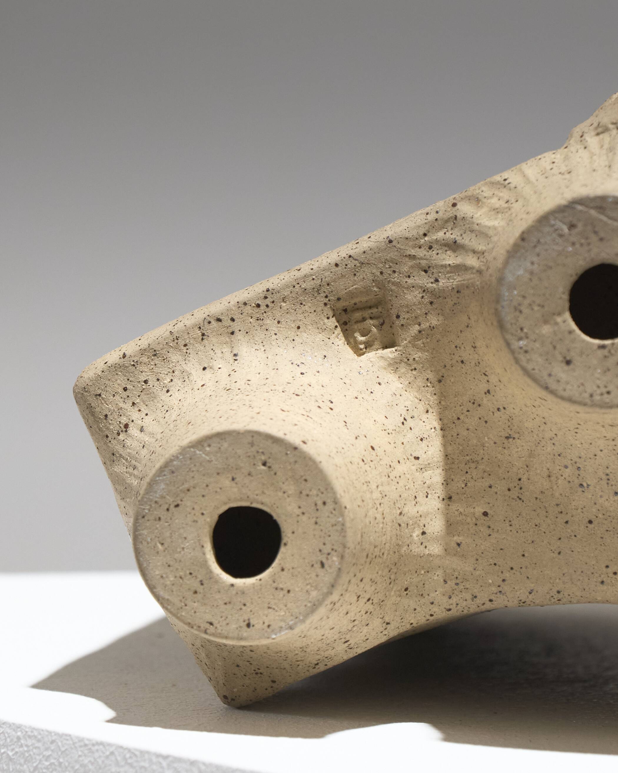 Brutalist Stoneware Soliflore, 1960s