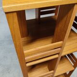 Vintage Scandinavian rotating bookcase