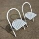 Paire de chaises pliantes