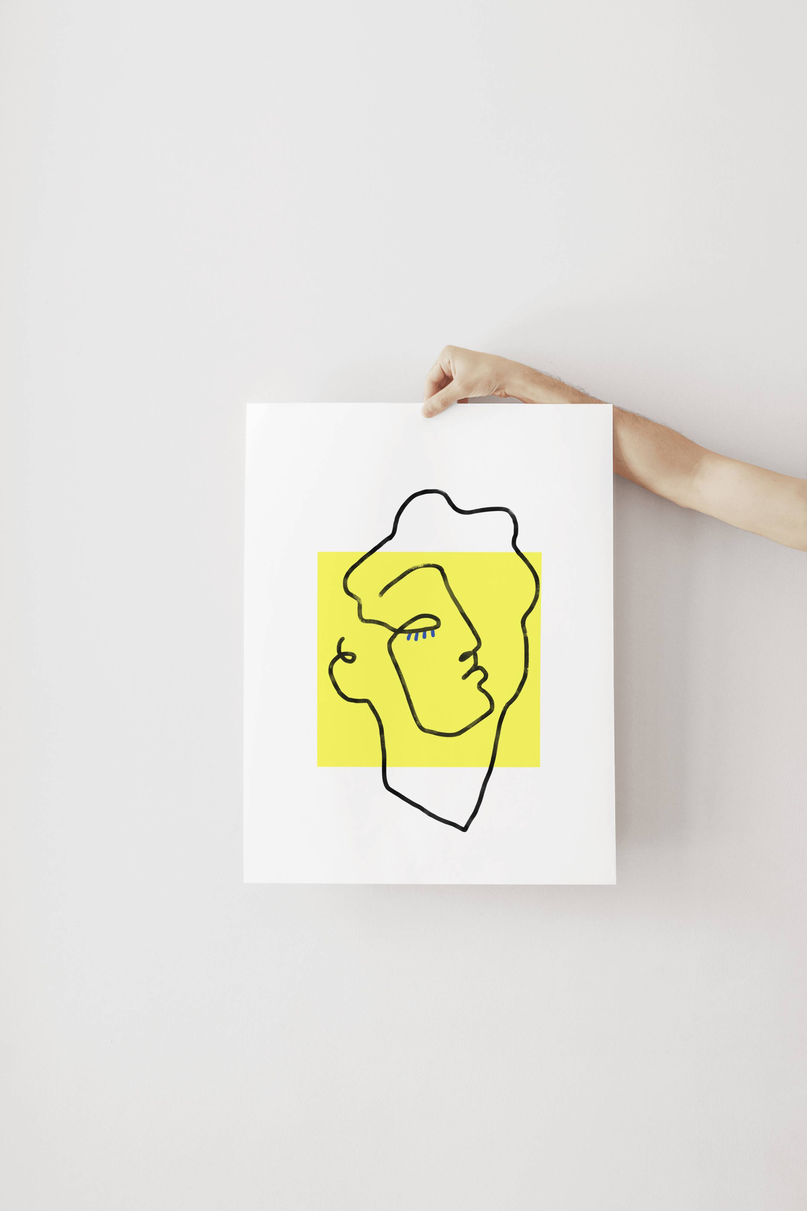Illustration Apollo yellow-poster A3 29, 7x42cm
