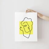 Illustration Apollo yellow-poster A3 29, 7x42cm