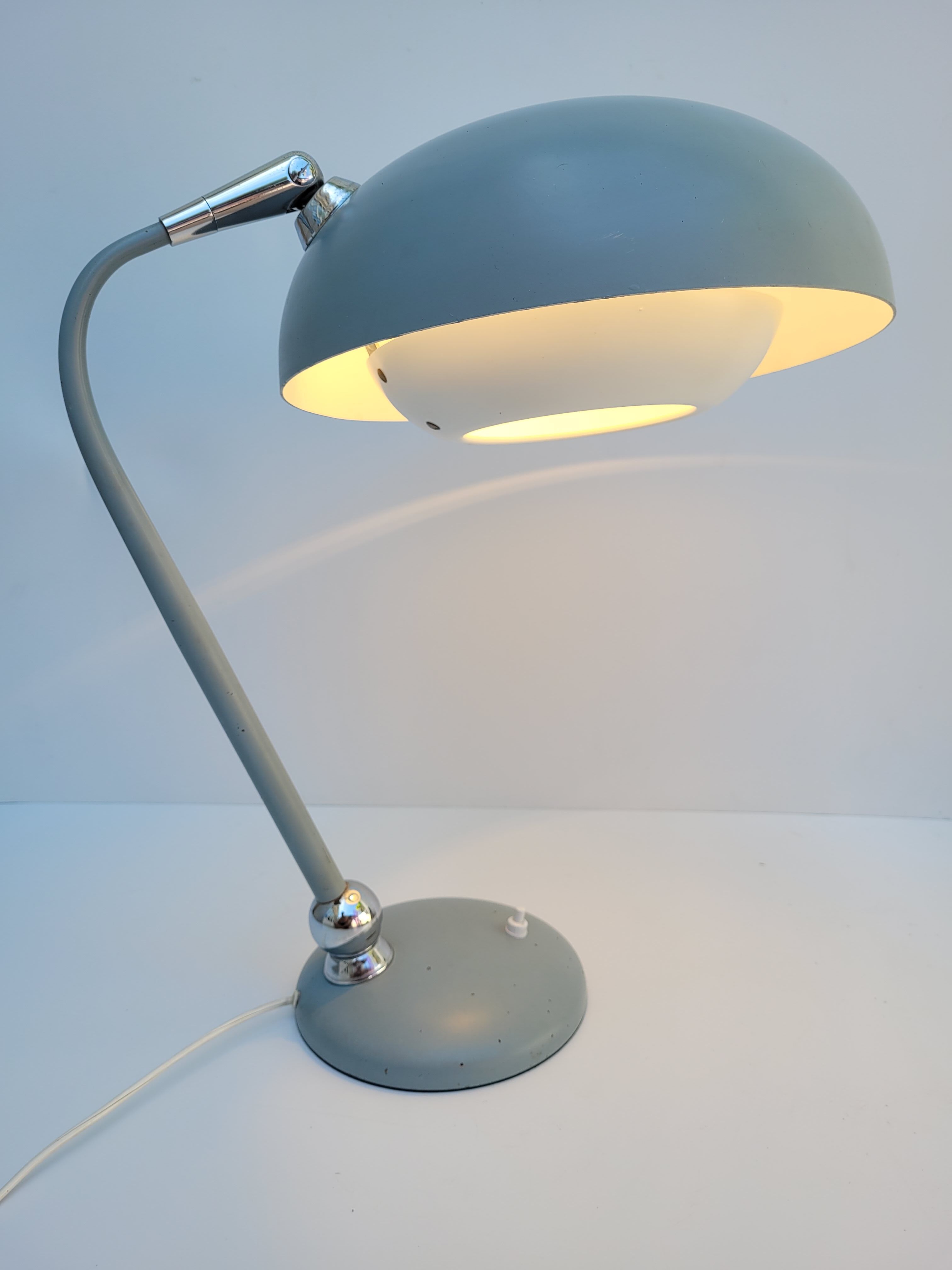 Italian articulated desk lamp Stilnovo, 1950s