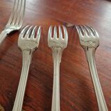 Christofle, Paris - Set of 12 table forks - Vendôme model