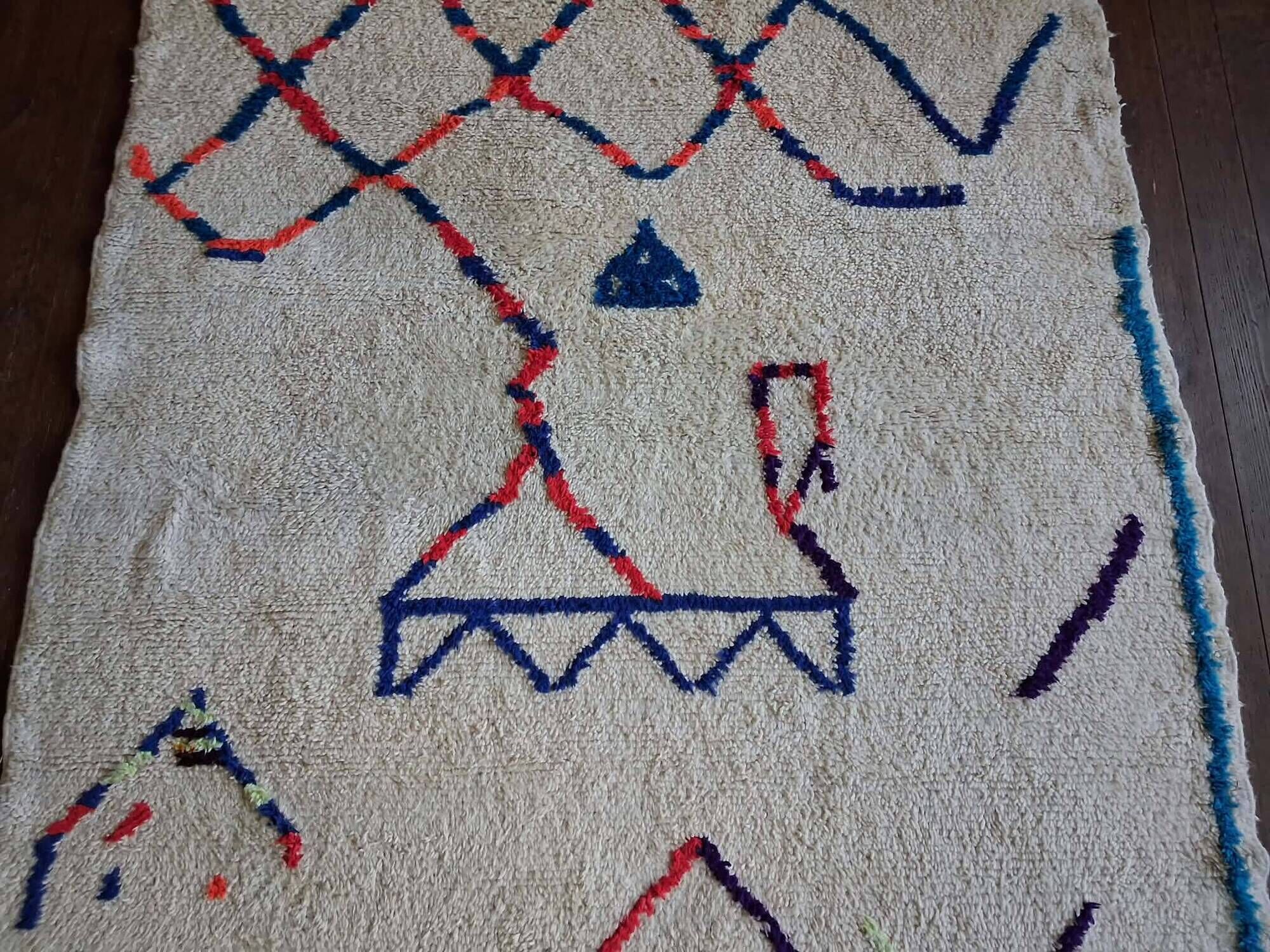 Handmade Beni Ouarain rug 240x170cm