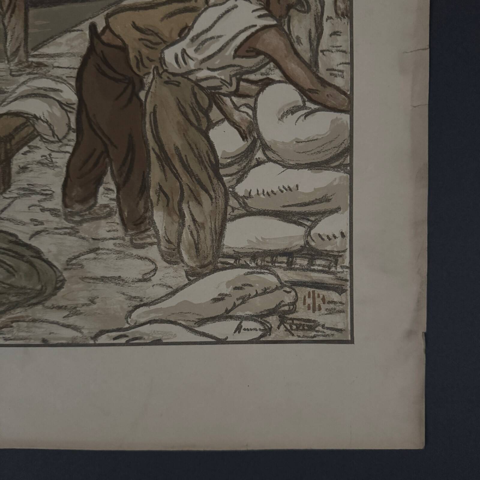 Lithograph by Henri Rivière Parisian Landscapes - Quai d'Austerlitz