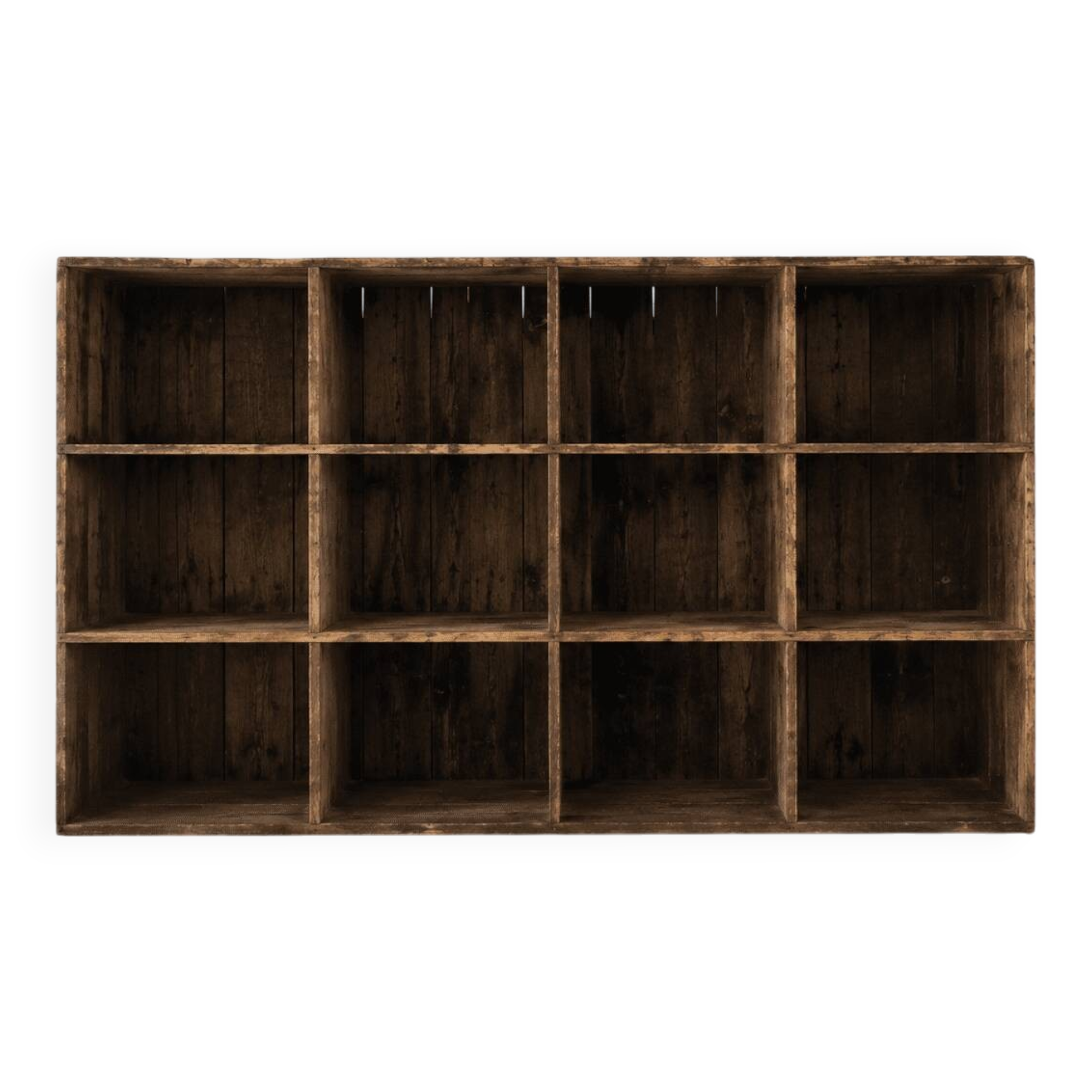 Antique workshop cabinet with drawers