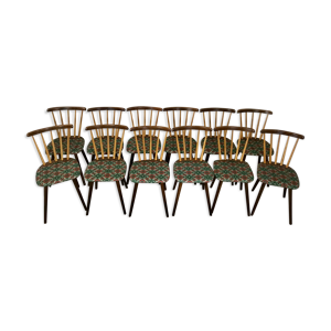 lot de 12 chaises vintage