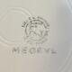 6 dessert plates in faience new model geneve small blue flower