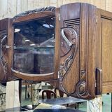 Art Deco period sideboard in oak and marble