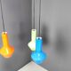 Vintage italian murano glass chandelier, 1960s