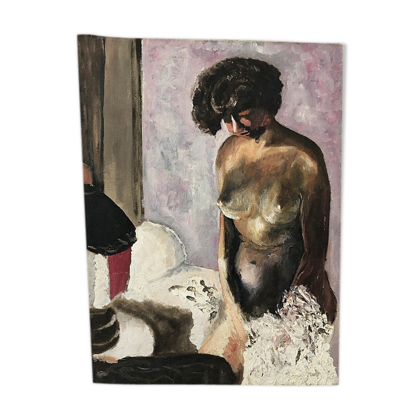 "Naked" oil painting