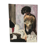 "Naked" oil painting
