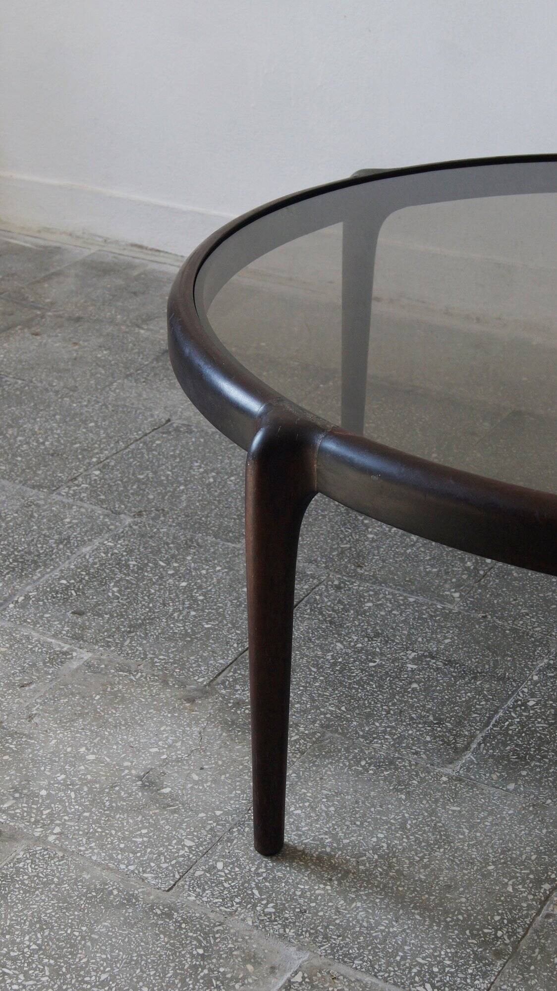 Large Mid-Century Coffee Table in Mahogany