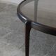 Grande table basse du milieu du siècle en acajou