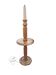 Pied de lampe en orme attribué à Chales Dudouyt, années 1940