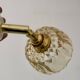 Vintage amber glass lampshade - tableware collection