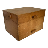 Wooden storage box dovetail mounting