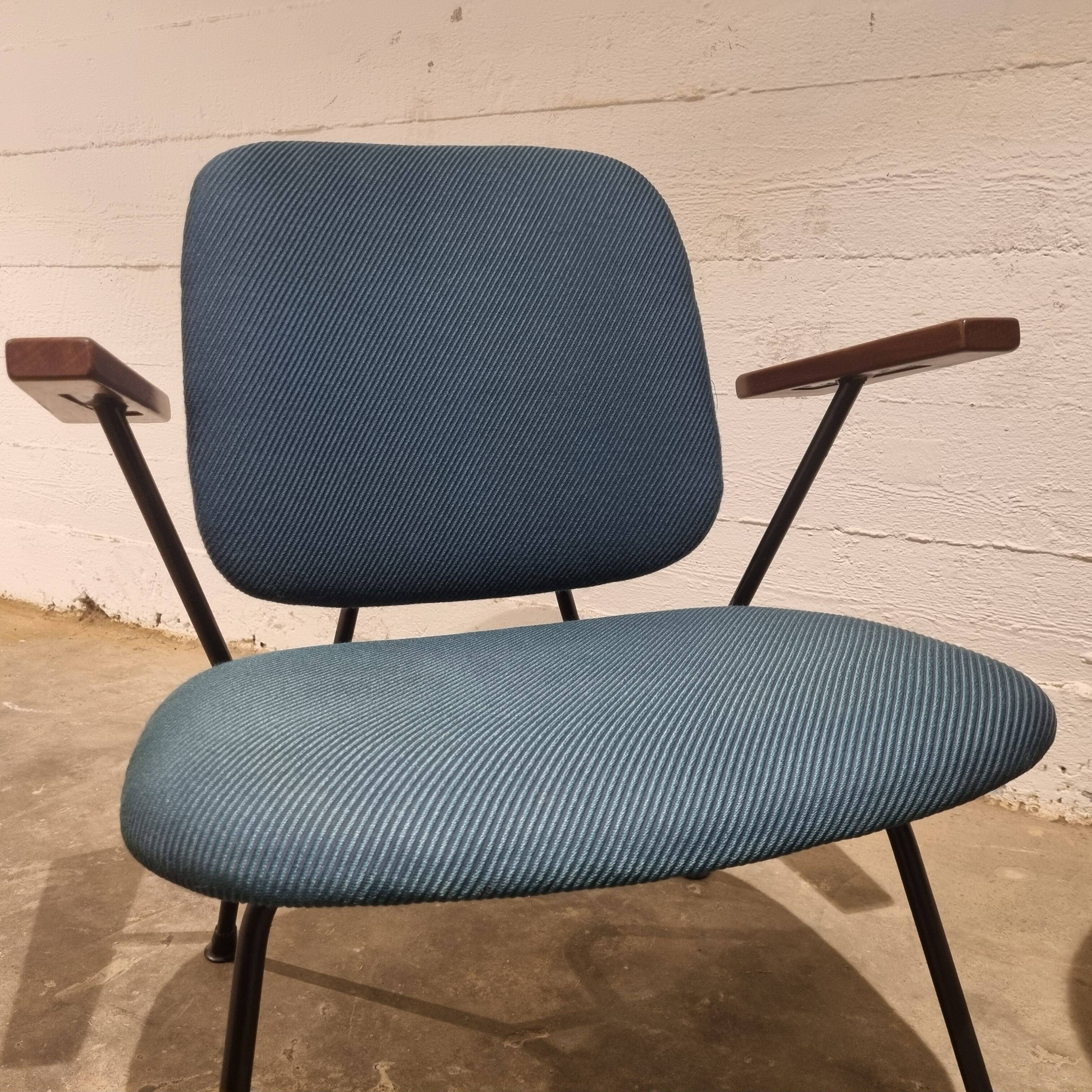 Pair of Armchairs by Gijs van der Sluis for van Der Sluis Steel Furniture